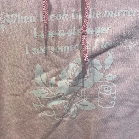 Admire Wear 3X Blush Pink Hoodie - Picture 4 of 7
